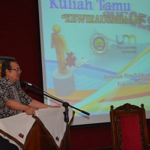 KULIAH TAMU “KEWIRAUSAHAAN” JURUSAN PLB