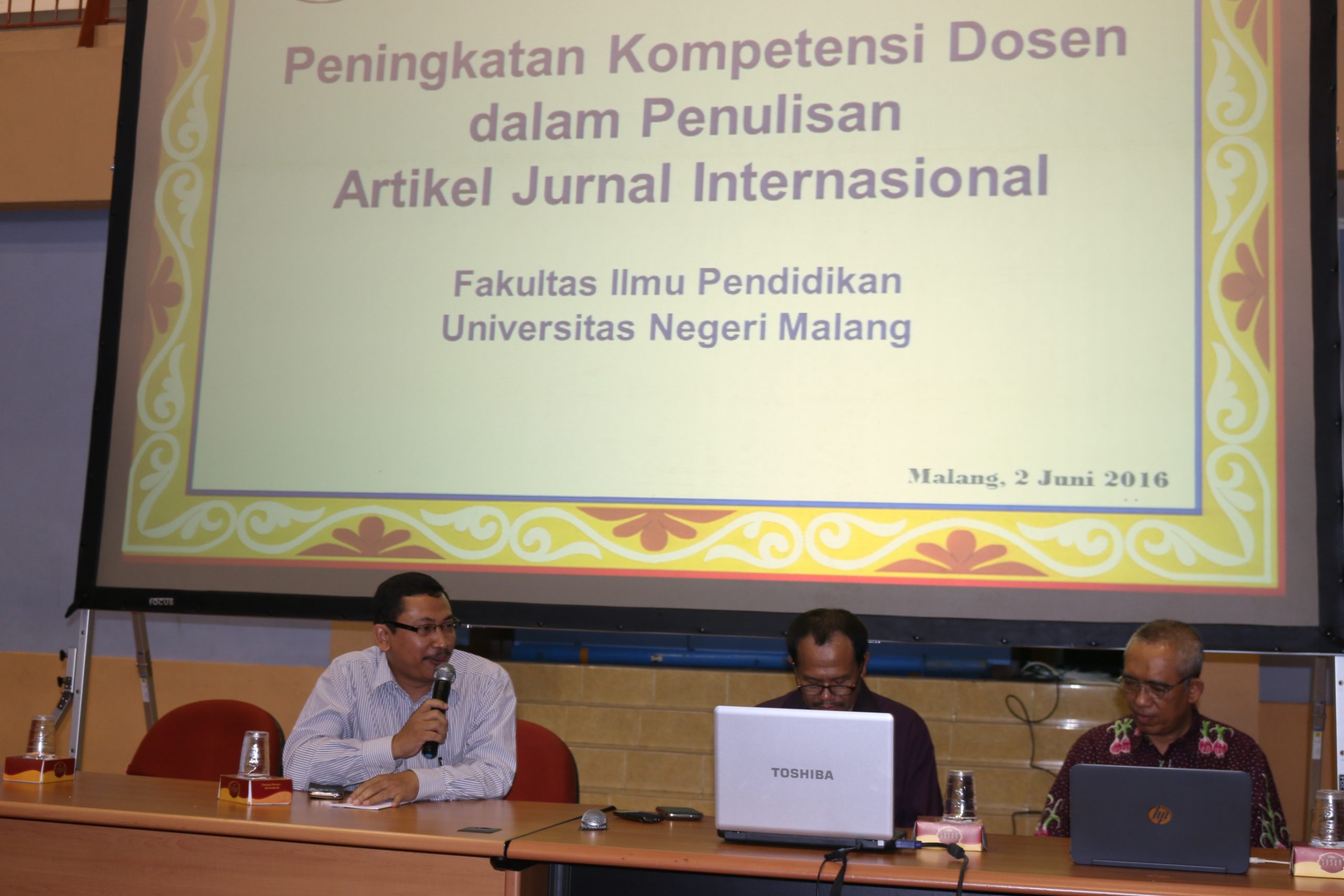 Pelatihan penulisan artikel jurnal internasional bereputasi