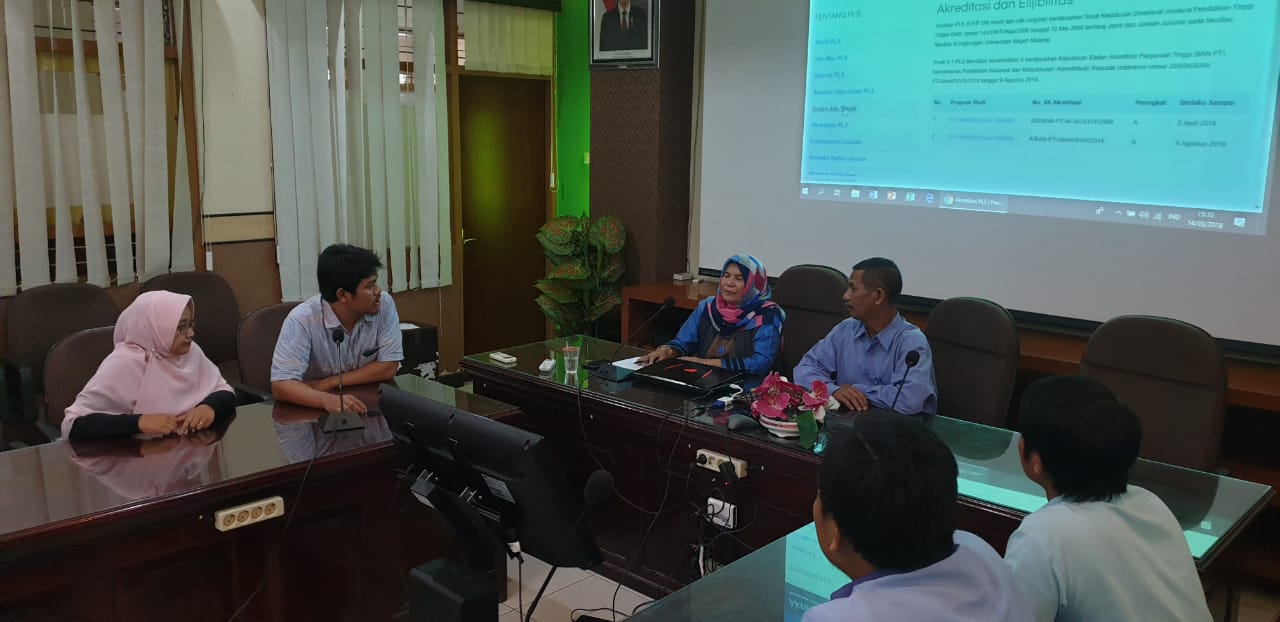Koordinasi Pengelolaan website Fakultas Ilmu Pendidikan
