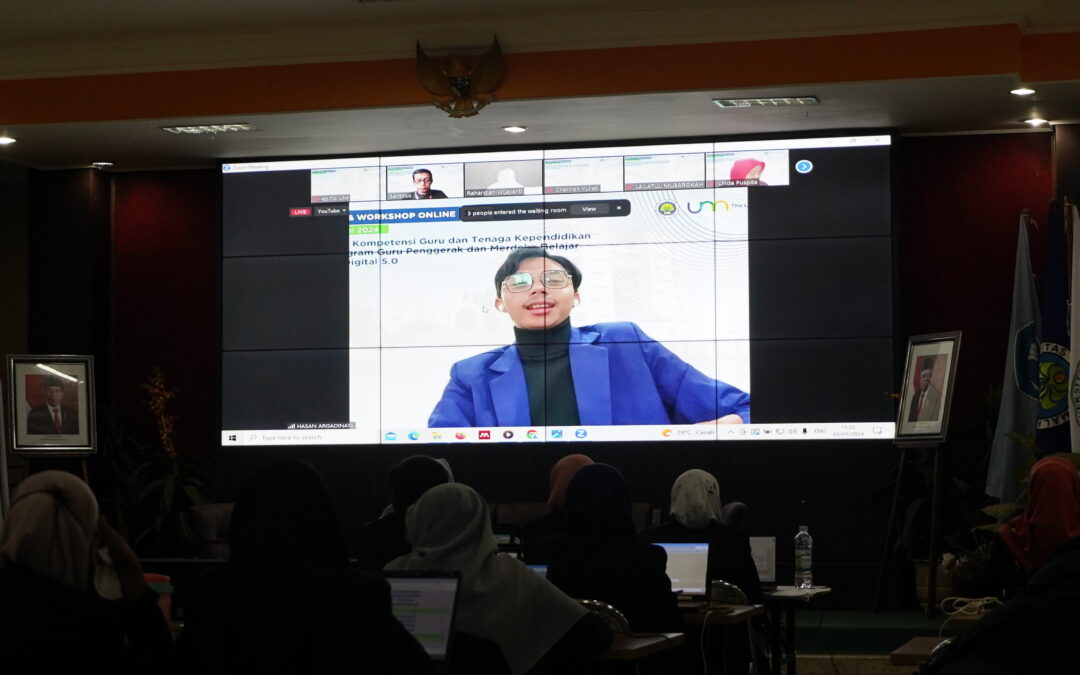 Guru Hebat, Indonesia Tangguh! Webinar dan Workshop Nasional Magister Pendidikan UM Membantik Guru Berjaya di Era Digital 5.0