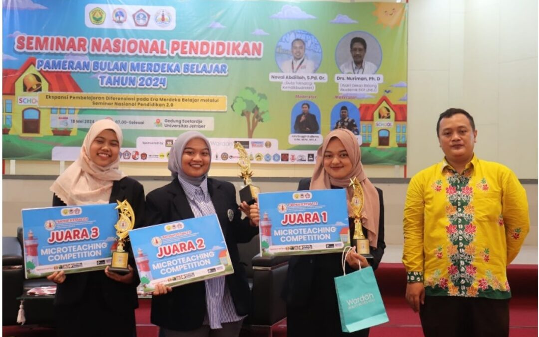 Mahasiswa PGSD FIP UM Borong Juara Microteaching Competition pada Agenda Teacher Fest di Universitas Jember