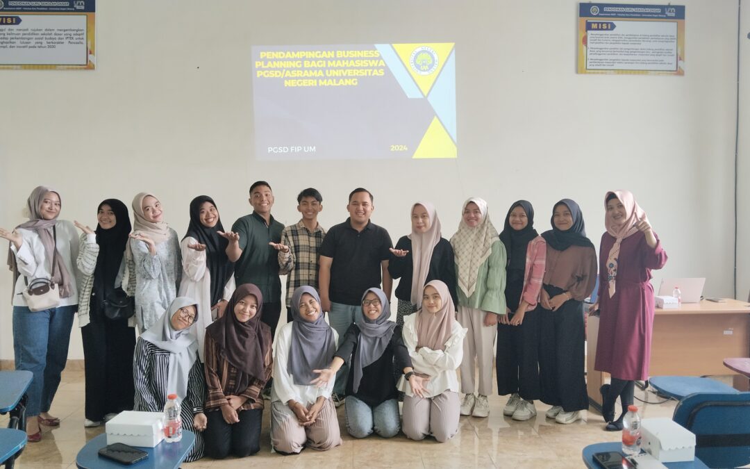 Pelatihan Business Planning Bagi Mahasiswa Asrama PGSD Sebagai Perwujudan Decent Work and Economic Growth of SDG’s Goals
