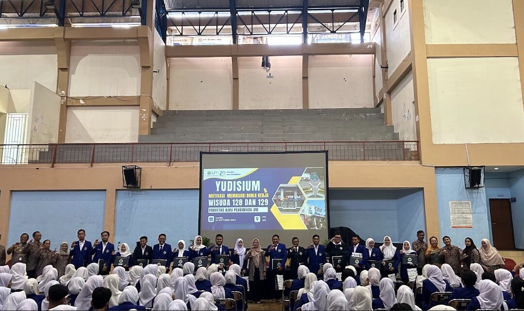 PEMBEKALAN DUNIA KERJA: YUDISIUM WISUDA 128 DAN 129 FIP UM
