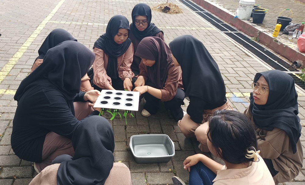LIKA-LIKU 2024: Semangat Hijau melalui Pelatihan Kompos dan Hidroponik di FIP Universitas Negeri Malang (SDGs 4, 6, 7, dan 13)