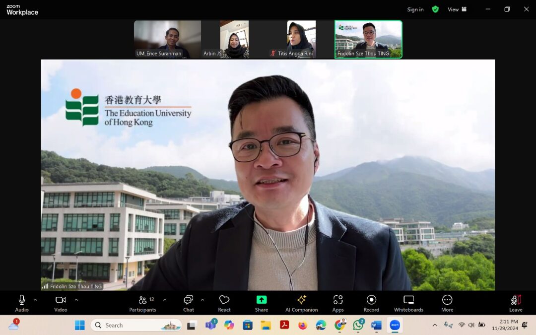 FIP UM Gelar Meeting Online Bersama Dr. Fridolin Ting dari EduHK Bahas Peluang Kerja Sama Penelitian Aplikasi YoChatGPT untuk Pembelajaran Kolaboratif