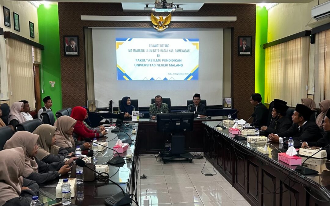 FIP UM dan MA Mambaul Ulum Bata-Bata 1 Pamekasan Jalin Kerja Sama Strategis untuk Peningkatan Mutu Pendidikan