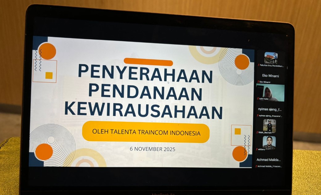 Mahasiswa Fakultas Ilmu Pendidikan Terima Pendanaan Kewirausahaan dari Talenta Traincom Indonesia